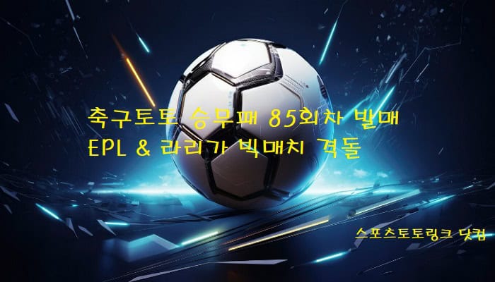 축구토토-승무패-85회차-발매 스포츠토토링크