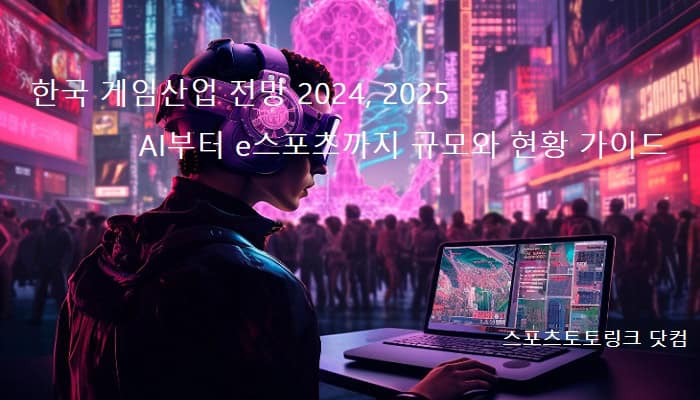 한국-게임산업-전망-2024-2025-규모와-현황-가이드 스포츠토토링크